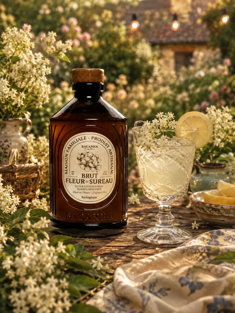 Sirop Bacanha Fleur de Sureau Bio